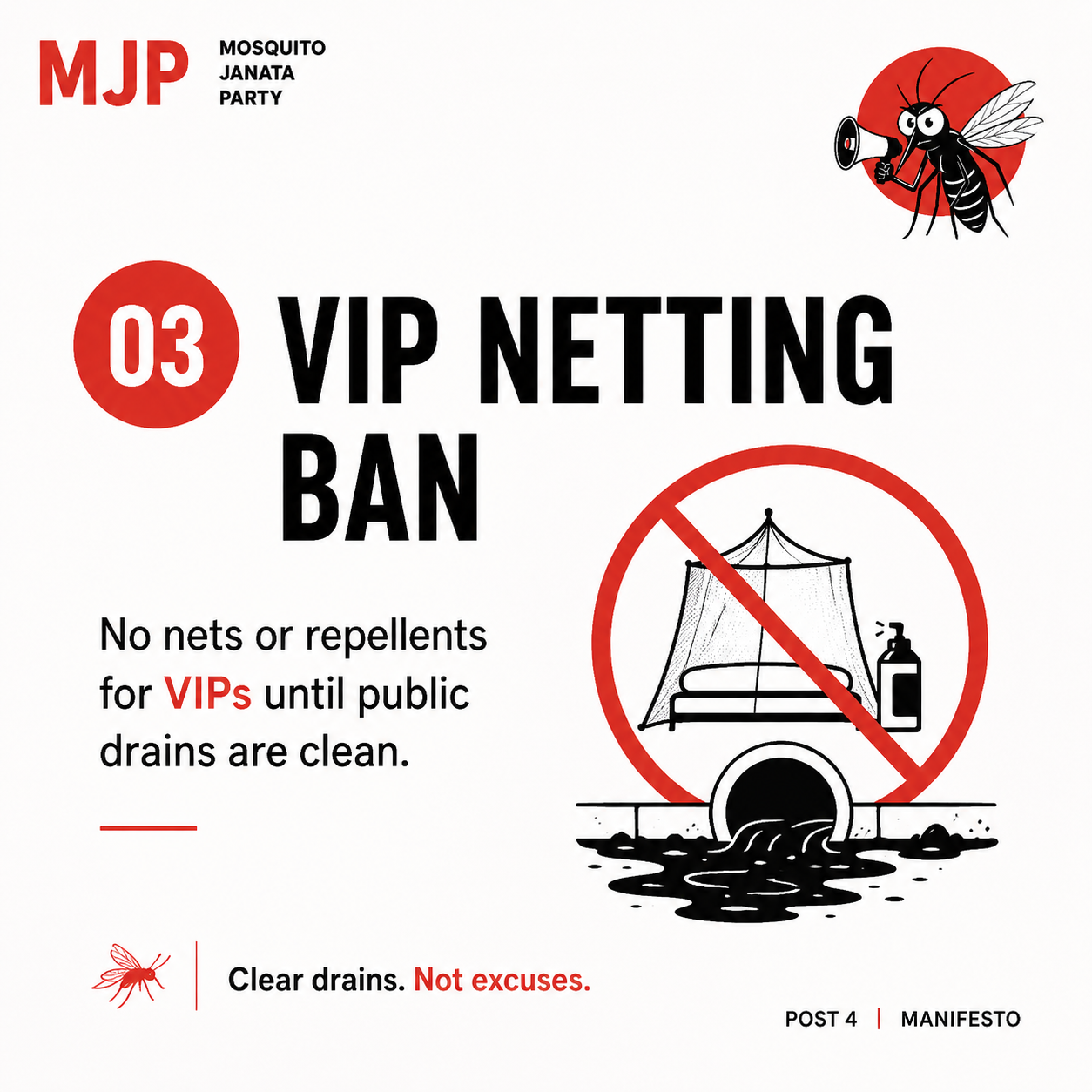 VIP Netting Ban